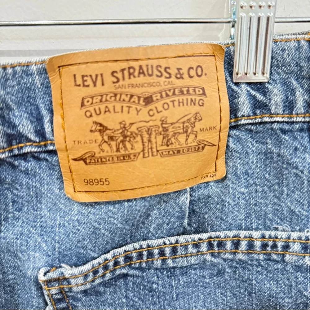 Levi's Blue Denim Mini Skirt - Picture 4 of 4